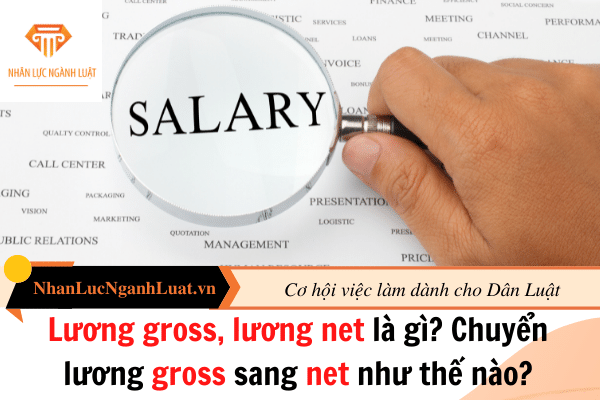 Lương gross, lương net là gì? Chuyển lương gross sang net như thế nào?