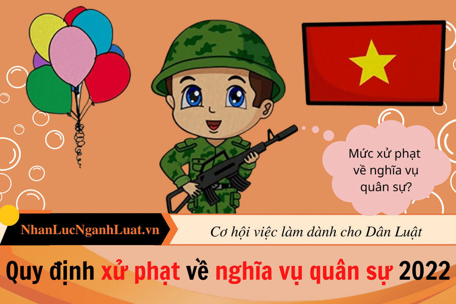 Quy định xử phạt về nghĩa vụ quân sự 2022