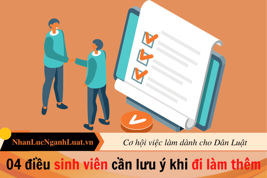 04 điều sinh viên cần lưu ý khi đi làm thêm