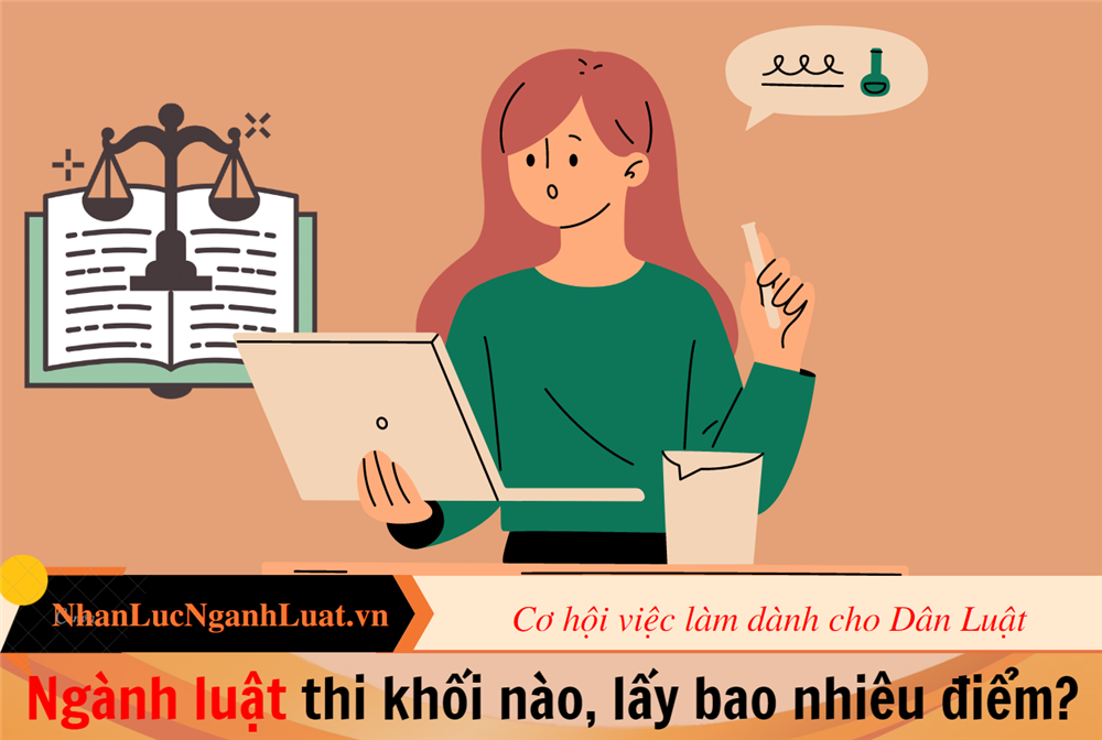 Ngành luật thi khối nào, lấy bao nhiêu điểm?