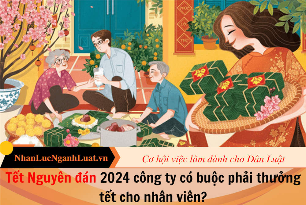 Tết Nguyên đán 2024 công ty có buộc phải thưởng tết cho nhân viên?