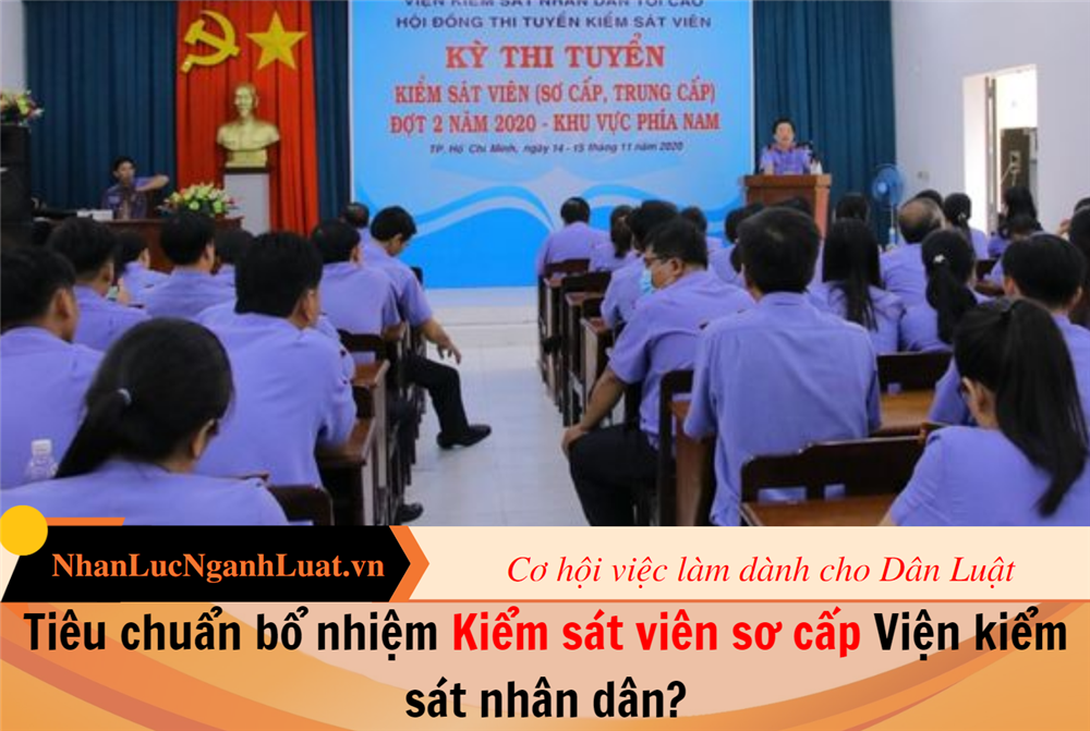 Tiêu chuẩn bổ nhiệm Kiểm sát viên sơ cấp Viện kiểm sát nhân dân?