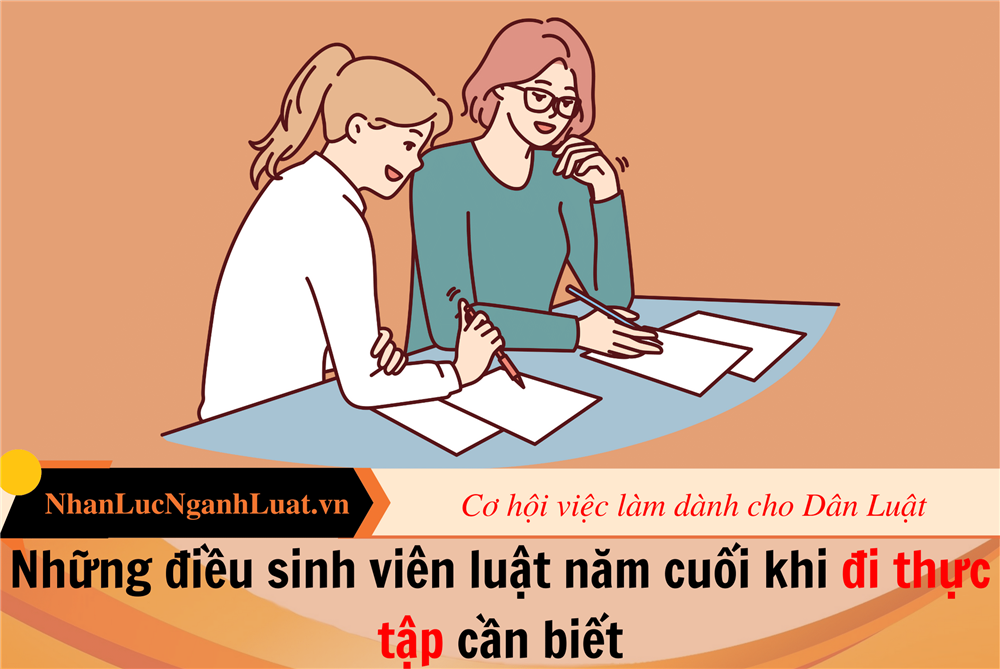 Những điều sinh viên luật năm cuối khi đi thực tập cần biết