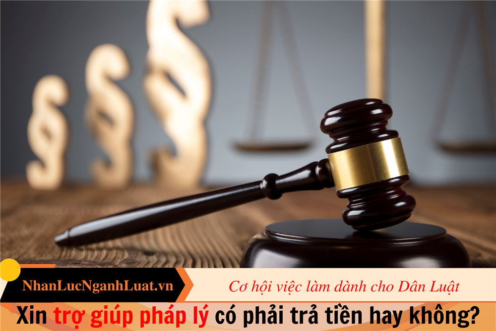 Xin trợ giúp pháp lý có phải trả tiền hay không?