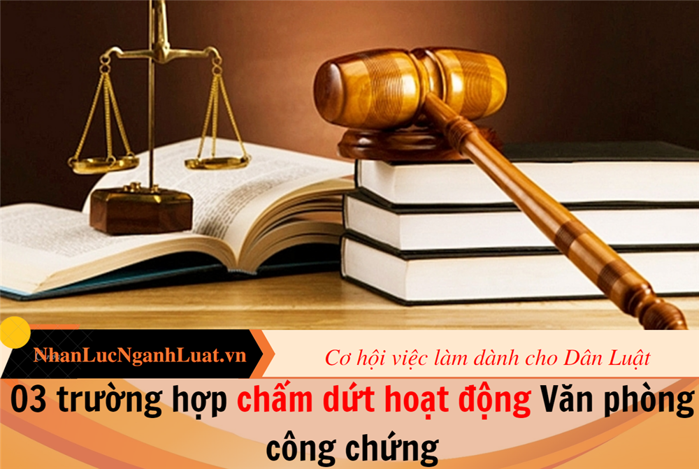 03 trường hợp chấm dứt hoạt động Văn phòng công chứng