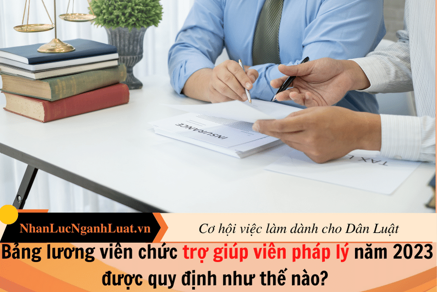 Bảng lương viên chức trợ giúp viên pháp lý năm 2023 được quy định như thế nào?