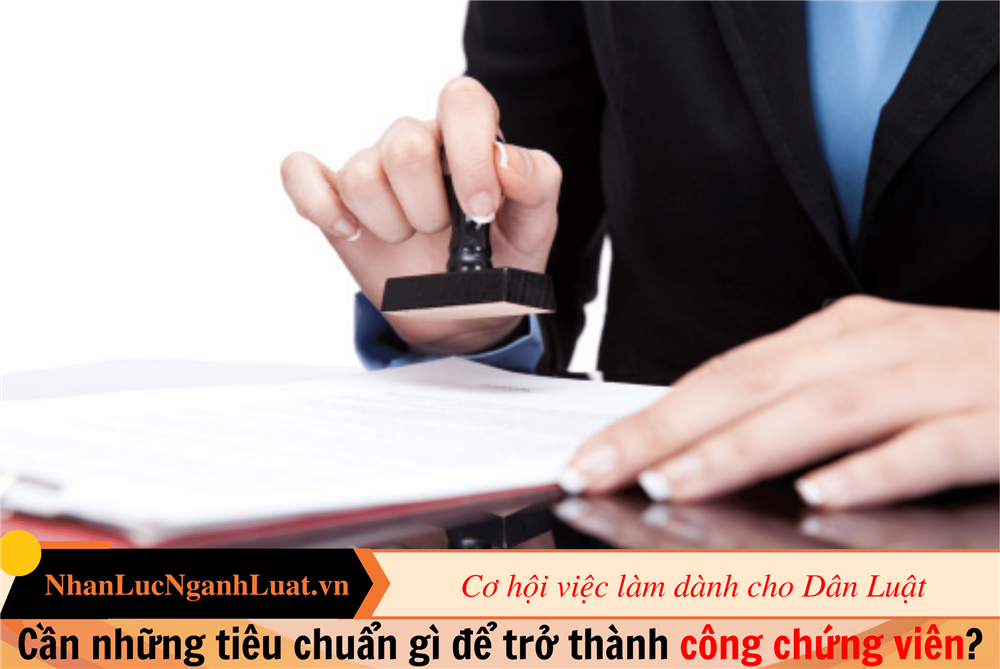 Cần những tiêu chuẩn gì để trở thành công chứng viên?