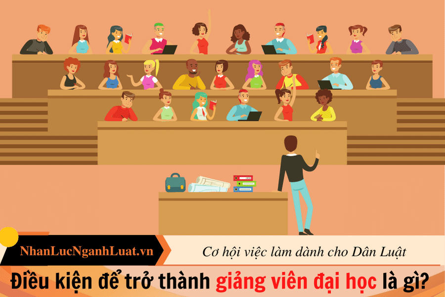 Điều kiện để trở thành giảng viên đại học là gì? 