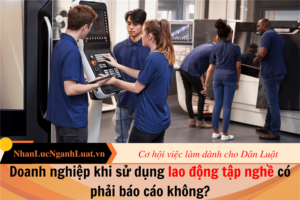 Doanh nghiệp khi sử dụng lao động tập nghề có phải báo cáo không?