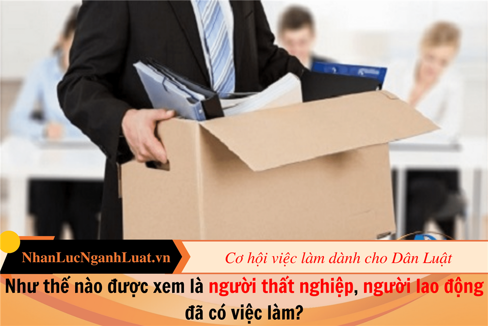 Như thế nào được xem là người thất nghiệp, người lao động đã có việc làm?