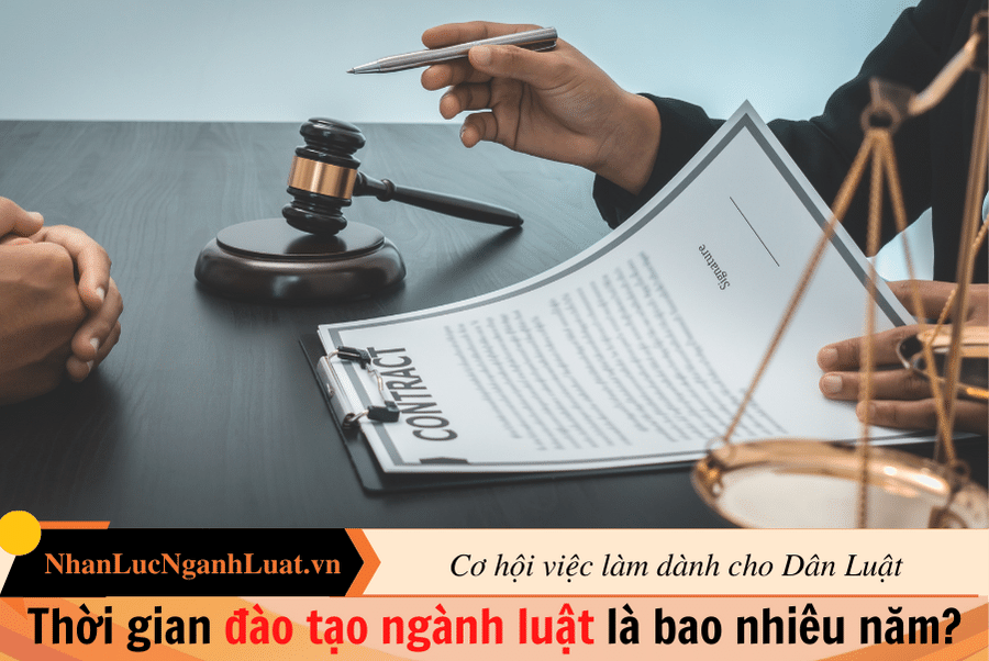 Thời gian đào tạo ngành luật là bao nhiêu năm?