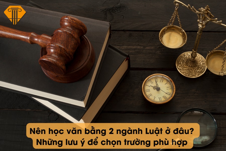 Nên học văn bằng 2 ngành luật ở đâu? Những lưu ý để chọn trường phù hợp