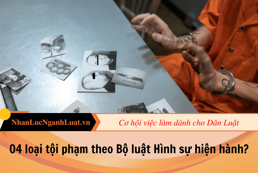 04 loại tội phạm theo Bộ luật Hình sự