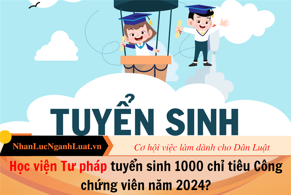 Học viện Tư pháp tuyển sinh 1000 chỉ tiêu Công chứng viên năm 2024?