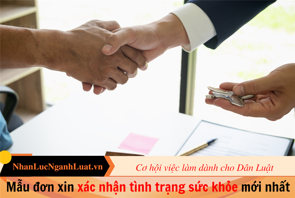 Mẫu đơn xin xác nhận tình trạng sức khỏe mới nhất