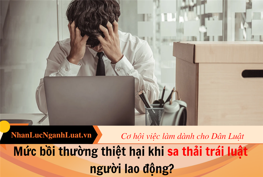 Mức bồi thường thiệt hại khi sa thải trái luật người lao động?