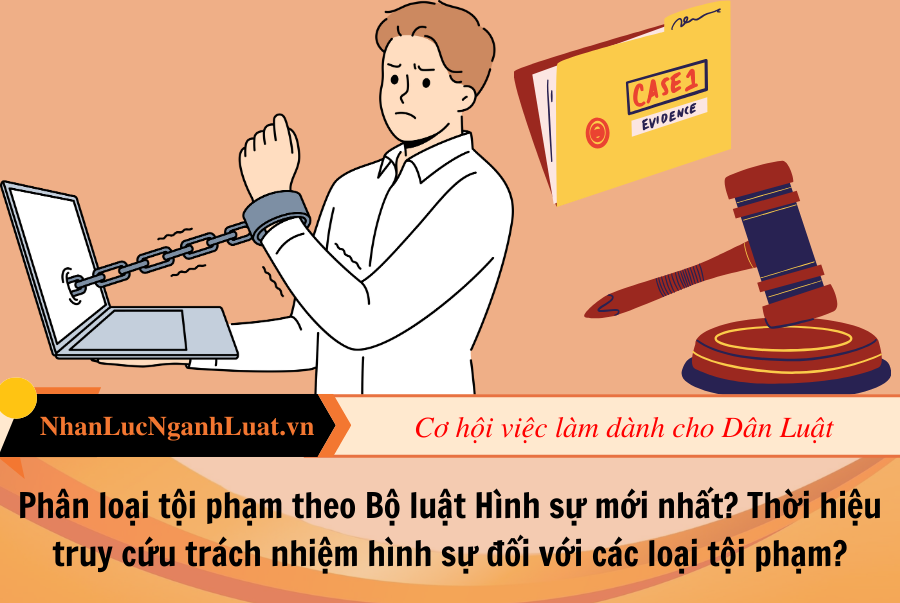 Phân loại tội phạm theo Bộ luật Hình sự mới nhất?