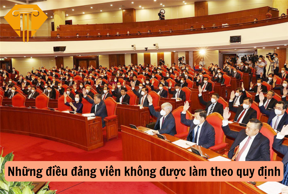 Những điều đảng viên không được làm theo quy định