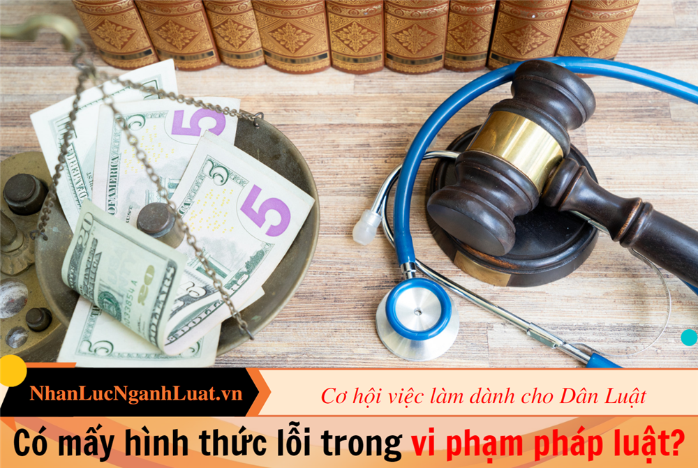 Có mấy hình thức lỗi trong vi phạm pháp luật?