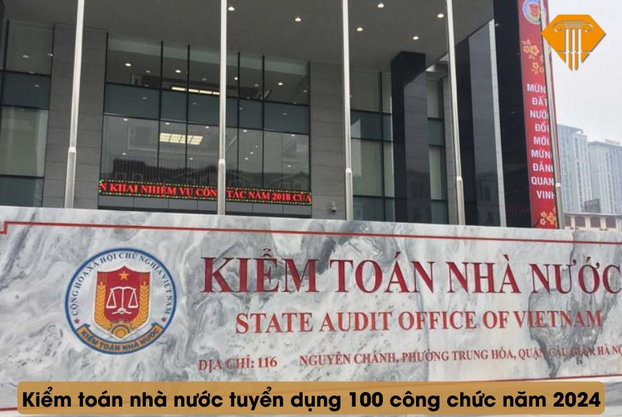 Kiểm toán nhà nước tuyển dụng 100 công chức năm 2024